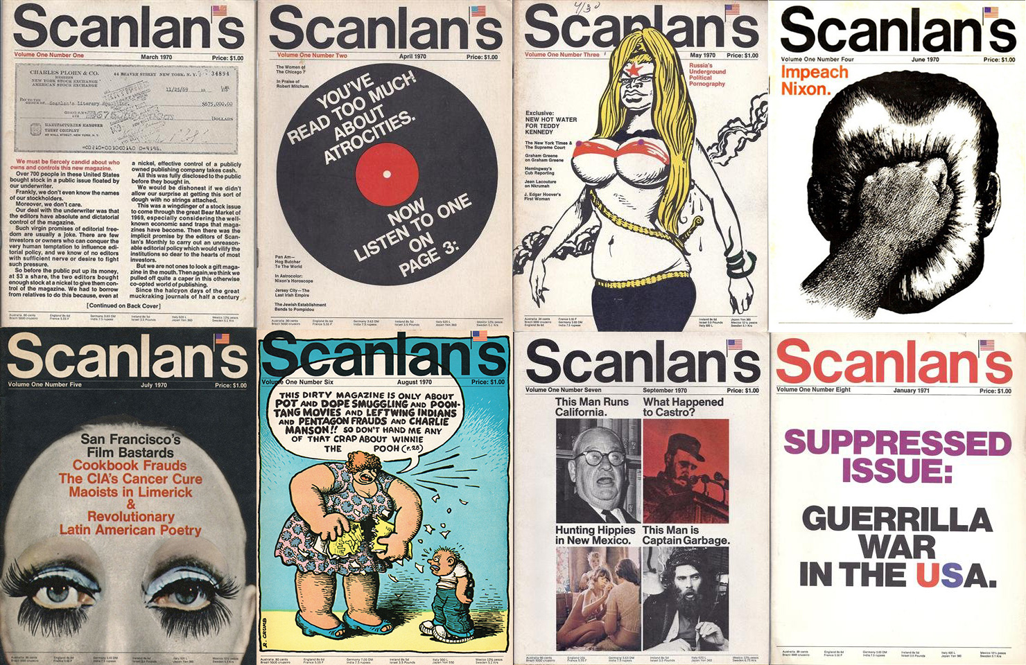 Scanlans Issues 1-8